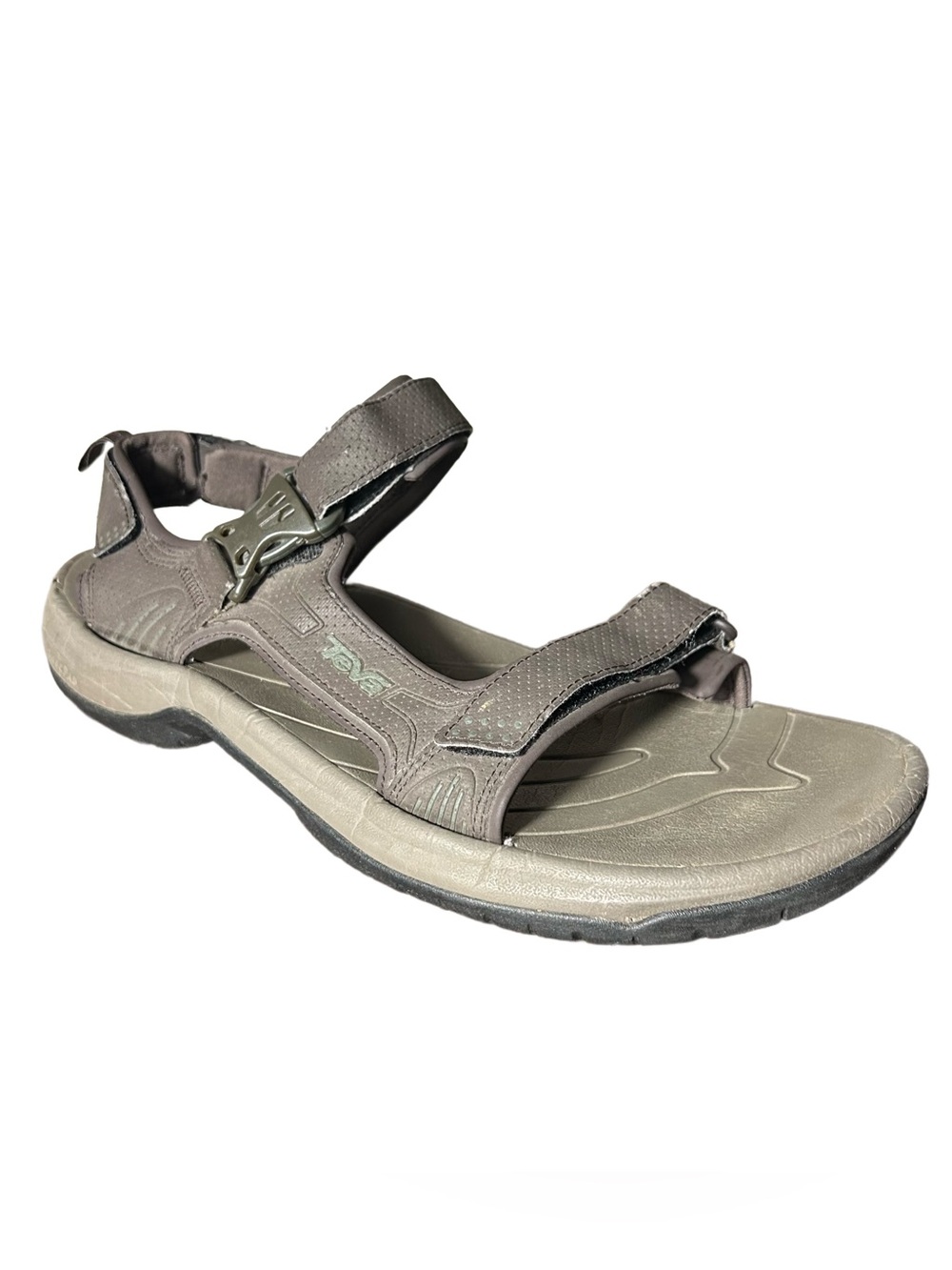 Teva Sandals Men's Size 13 Gray Taupe Adjustable Straps Outdoor Strap Gorpcore